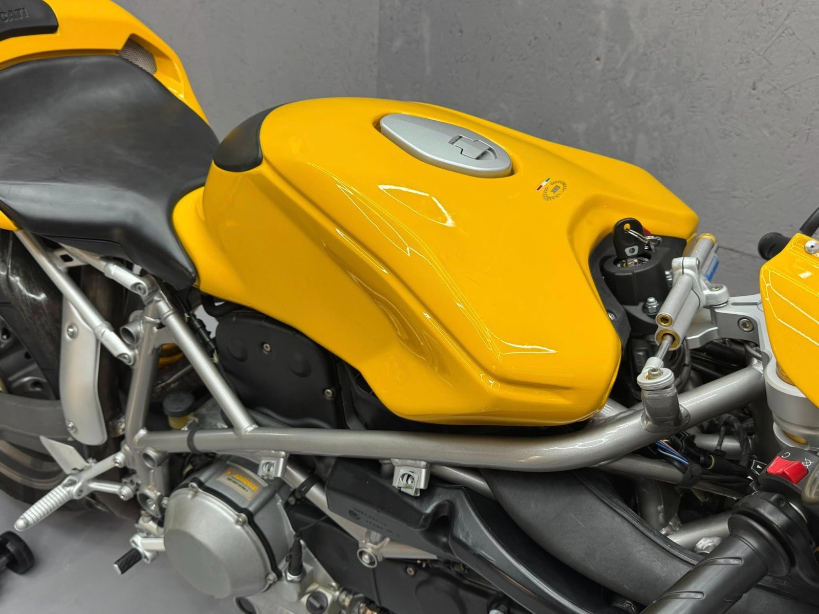 Ducati 999s Monoposto a libretto 7100km Gialla - immagine 7