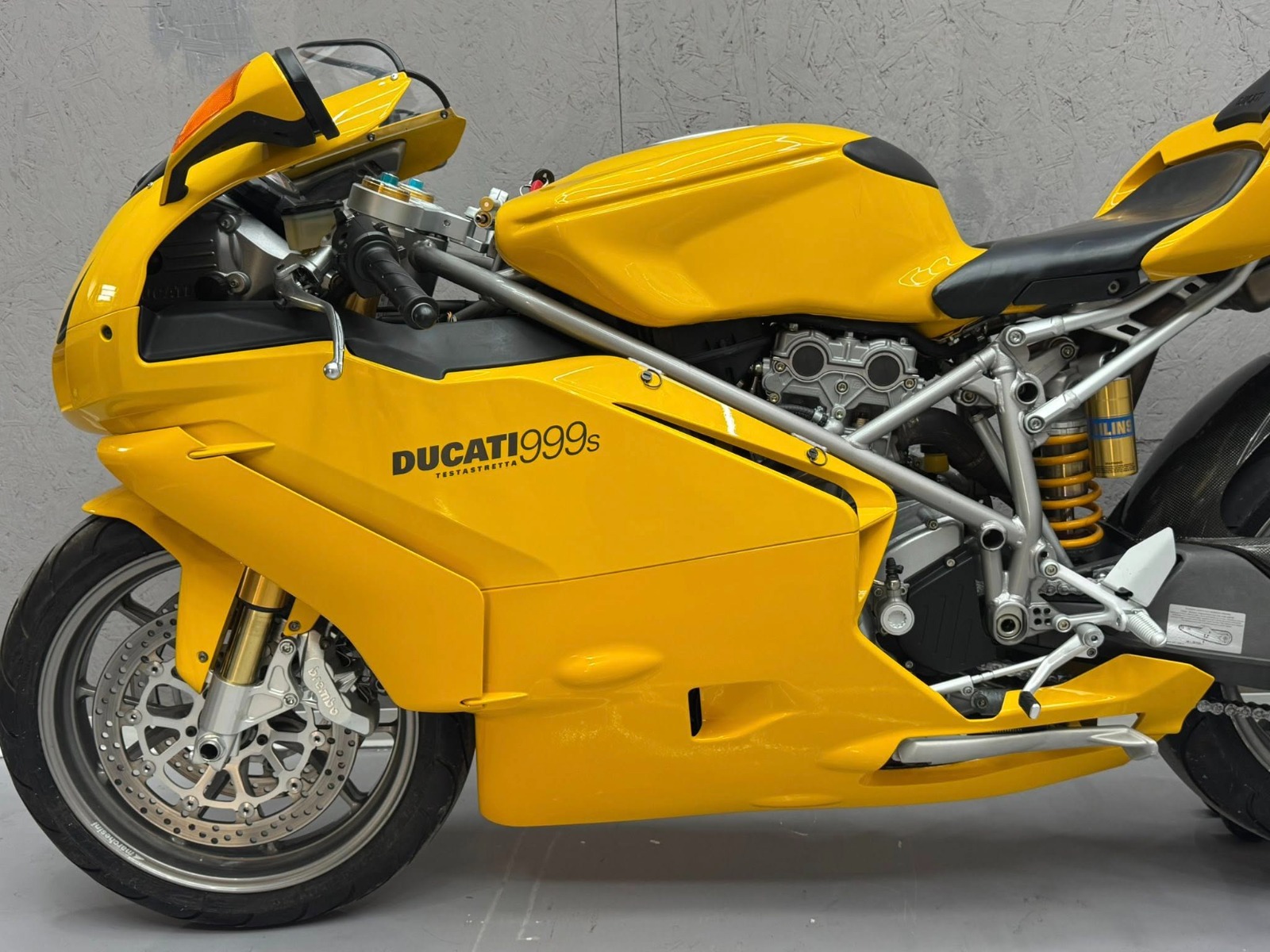 Ducati 999s Monoposto a libretto 7100km Gialla - immagine 4