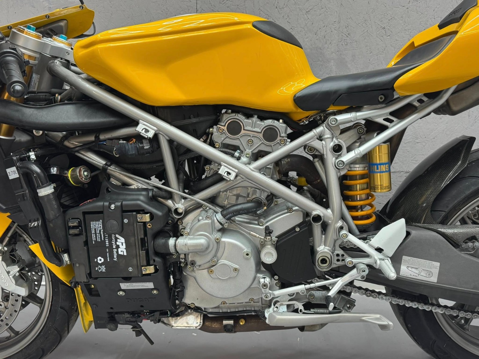 Ducati 999s Monoposto a libretto 7100km Gialla - immagine 11