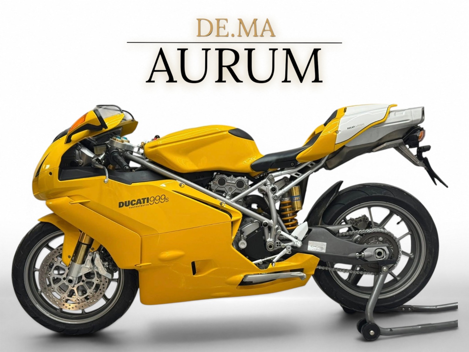 Ducati 999s Monoposto a libretto 7100km Gialla - immagine 2